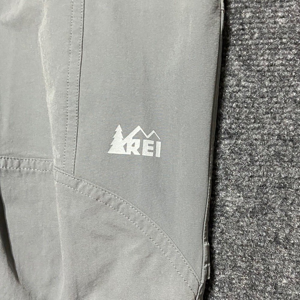 REI Co-op‎ Women's 4 Activator Soft-Shell Hiking Pants Articulated Knees Grey - Picture 5 of 12